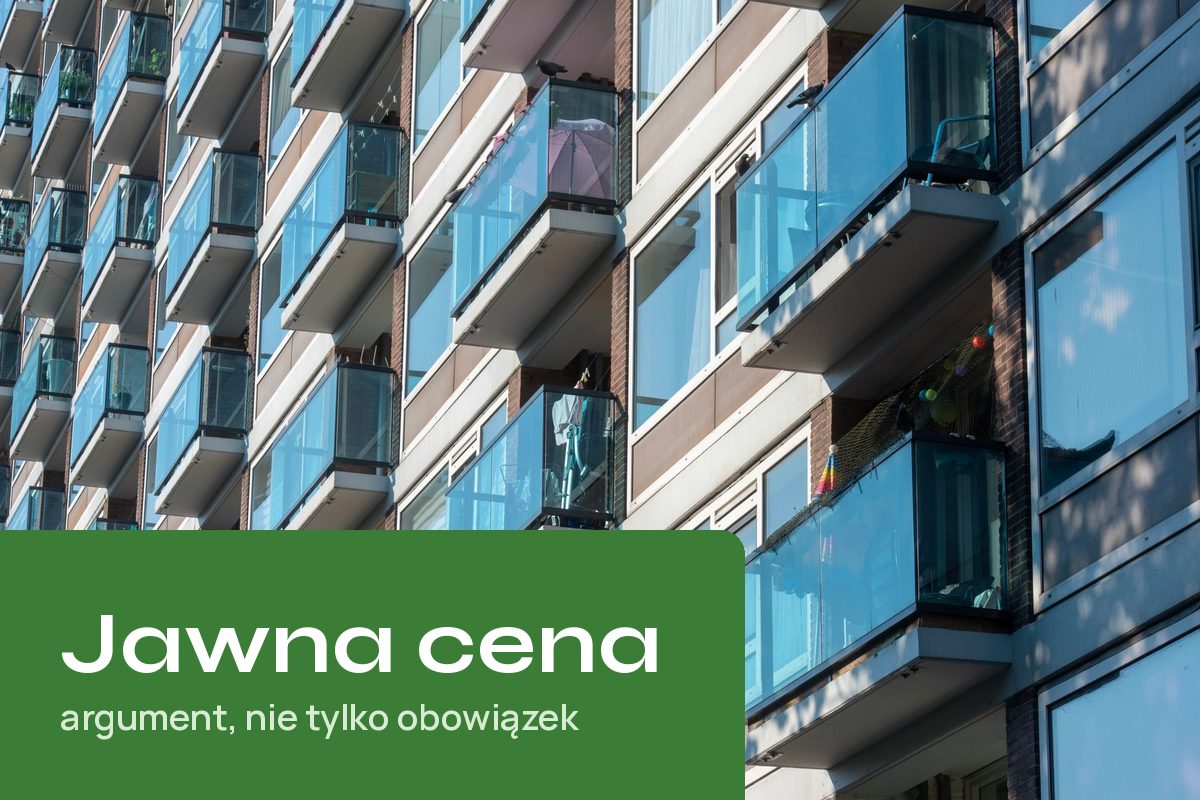 Przeszklone balkony nowoczesnego budynku mieszkalnego